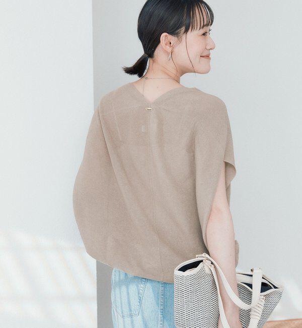  「【美シルエット】ライトギマフレンチコクーンニット」|ニット・セーター|