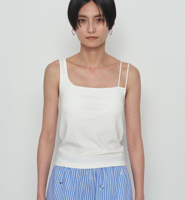  「【earthy_/アーシー】アシメタンク」|Tシャツ・カットソー|