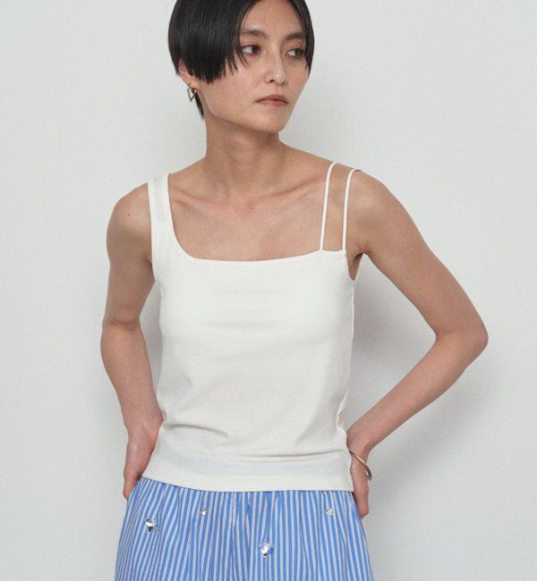  「【earthy_/アーシー】アシメタンク」|Tシャツ・カットソー|