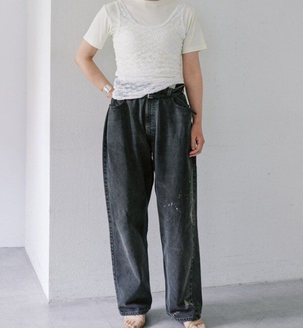  「【LUALY】【接触冷感/吸水速乾】シアープレーンチビTee」|Tシャツ・カットソー|