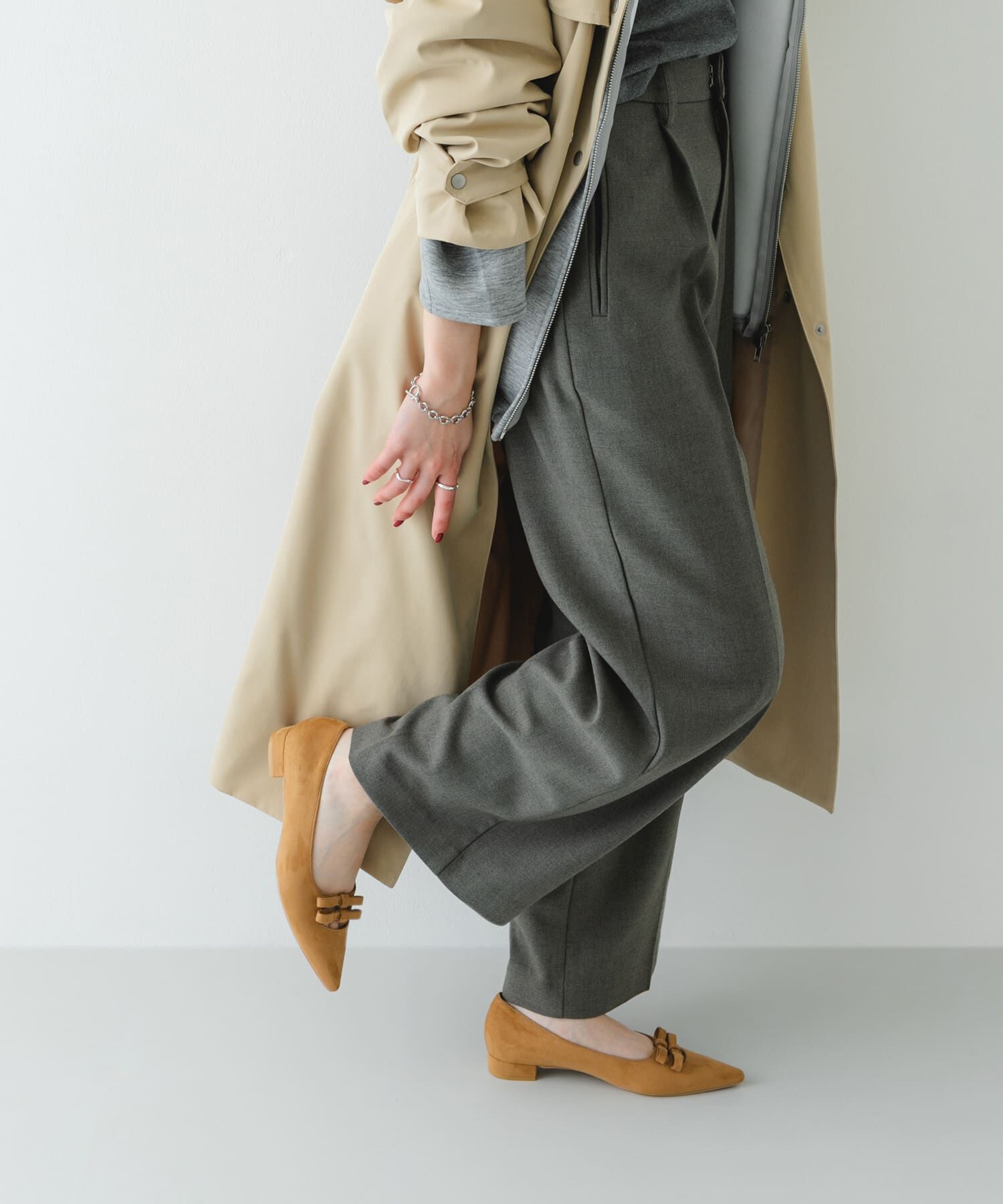 RODE SKO「『MADE IN JAPAN』 ダブルリボンフラットパンプス」|パンプス|
