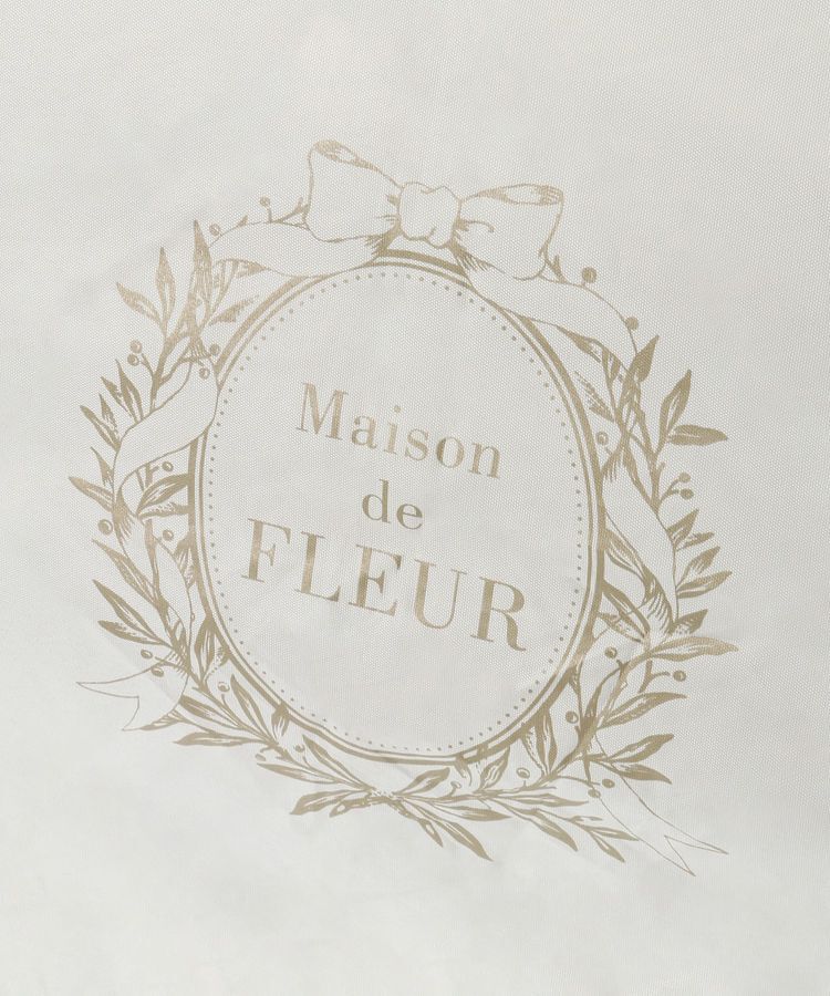 Maison de FLEUR「【軽量/UVカット率100％生地使用/UPF50+/晴雨兼用】遮光&UV CUT 折りたたみ傘」|傘|