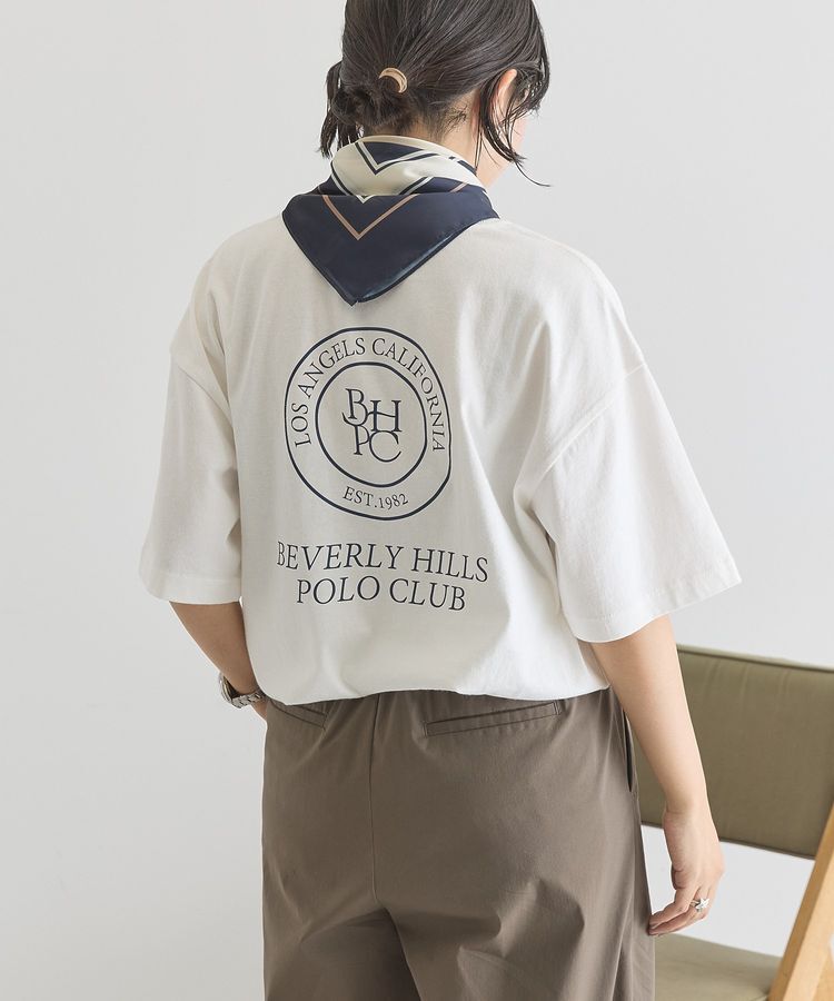 AMERICAN HOLIC「【BEVERLY HILLS POLO CLUB】バックプリントTシャツ」|Tシャツ・カットソー|Off White