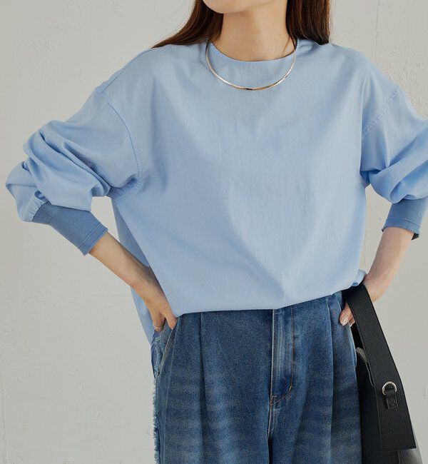  「【オフィスカジュアル対応】レイヤードプルオーバーブラウス」|Tシャツ・カットソー|