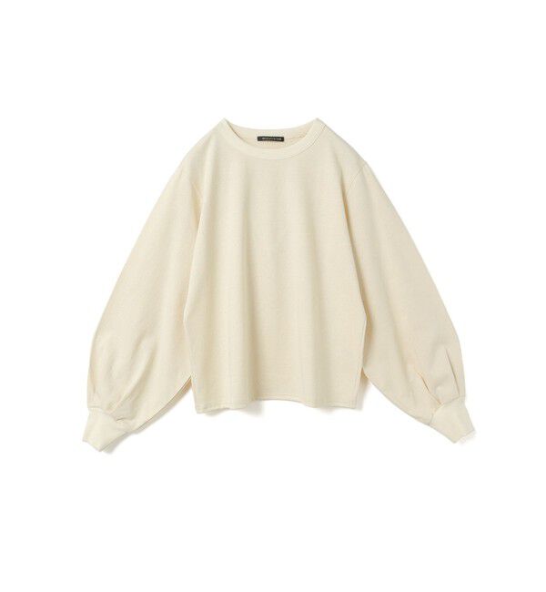mizuiro ind「mizuiro ind パフスリーブロングT」|Tシャツ・カットソー|アイボリー