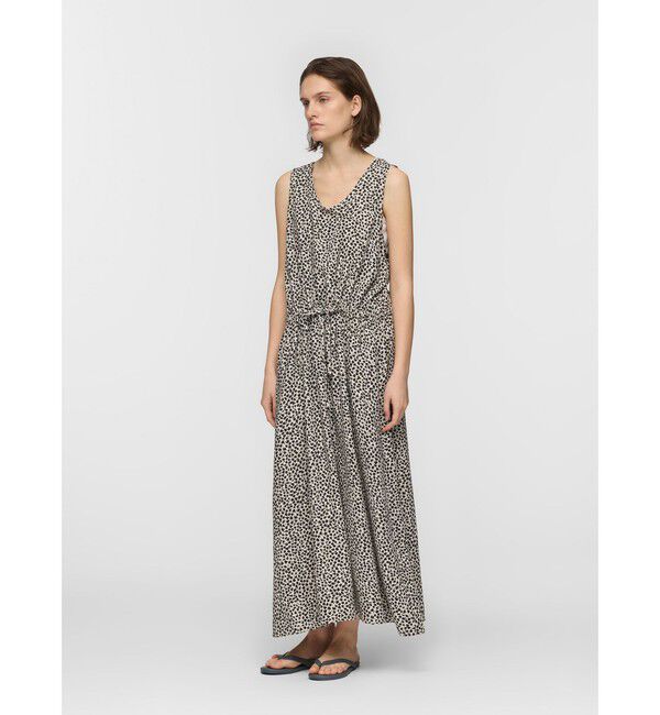 mizuiro ind「mizuiro ind プリントAラインワンピース」|ワンピース|