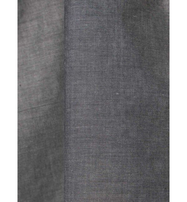MidiUmi「MidiUmi シャンブレーフリルシャツ」|シャツ・ブラウス|