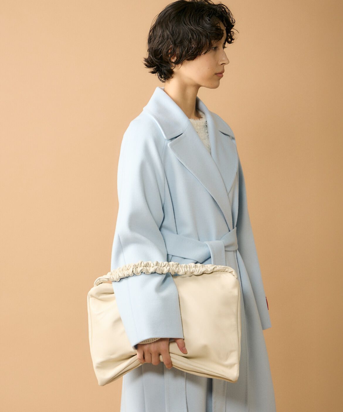 FAVORITE SUKINAMONO「ギャザーハンドルバッグ《ANITA BILARDI》」|ハンドバッグ|