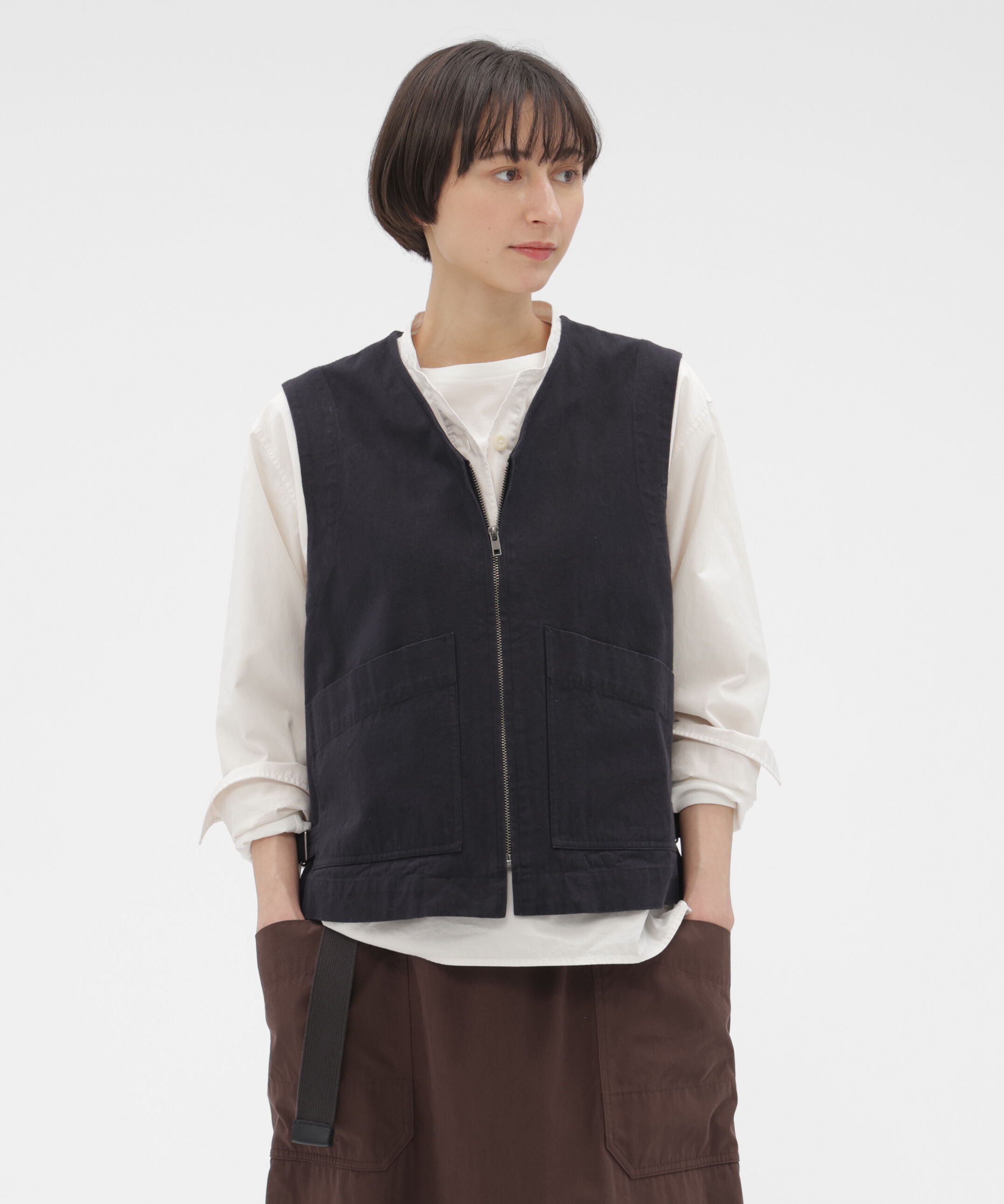MHL.「FADED COTTON TWILL BLOUSON」|ブルゾン・スタジャン|INDIGO5