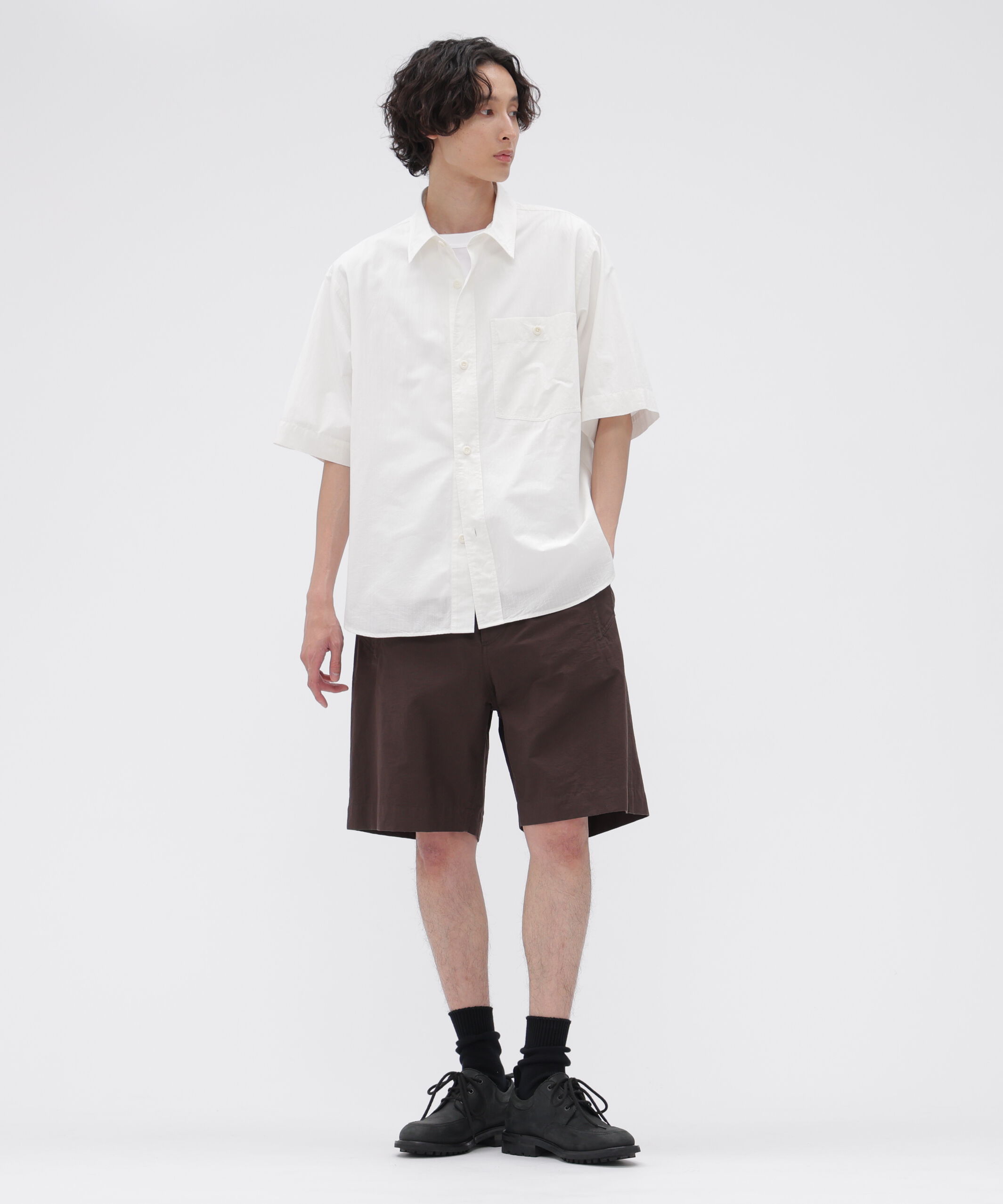 MHL.「TINY GINGHAM COTTON SHIRT」|シャツ・ブラウス|