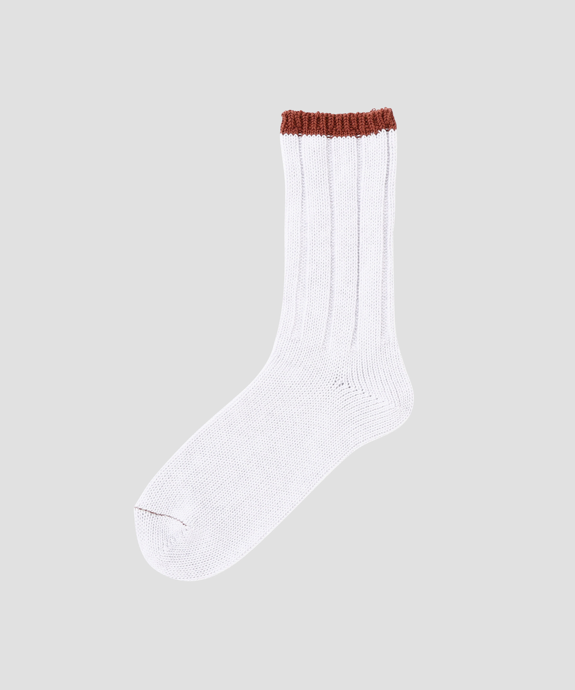 MHL.「TIPPED COTTON RIB SOCKS」|ソックス|IVORY1