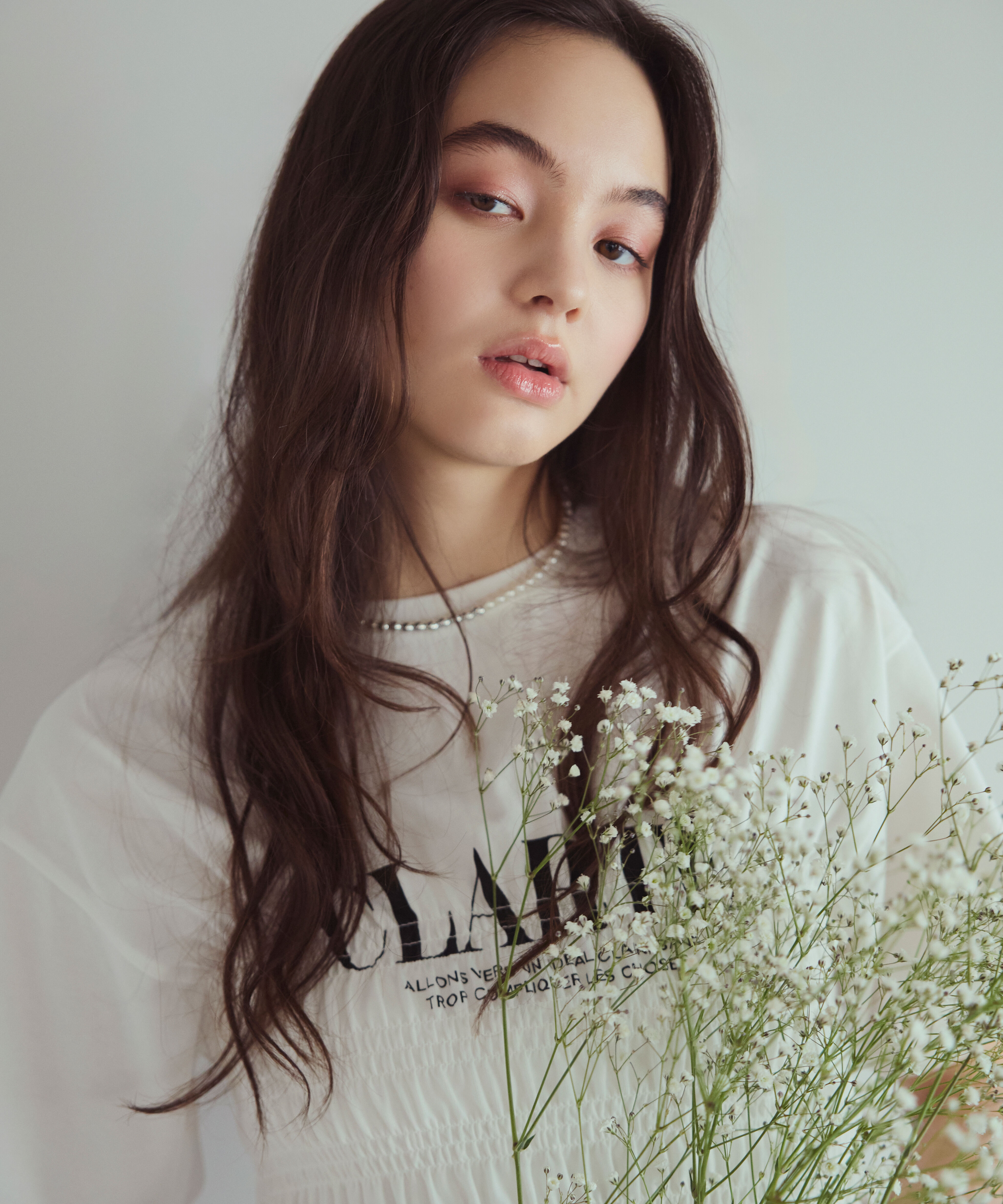  「〈N.〉シャーリングペプラムカットソー」|Tシャツ・カットソー|オフホワイト1