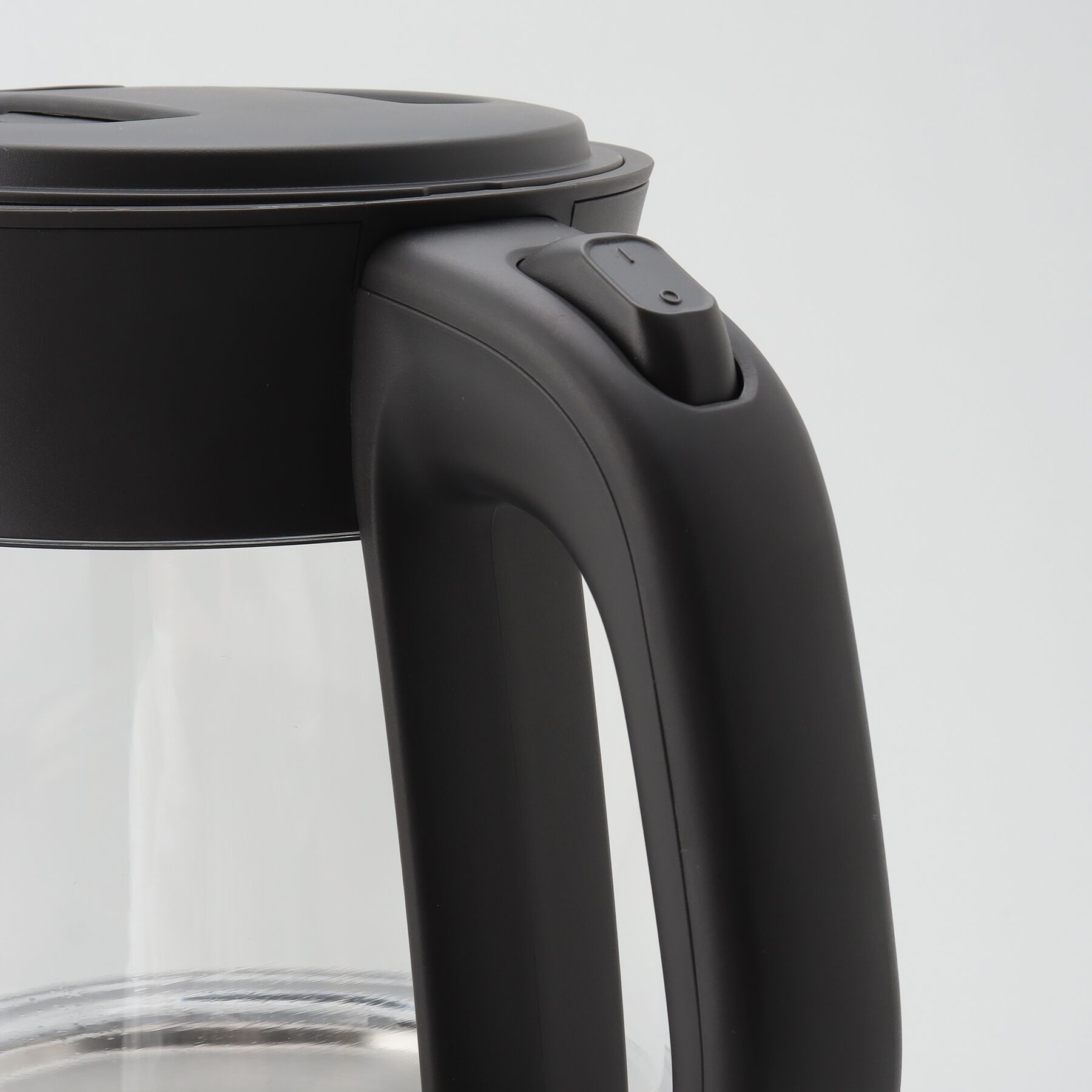212 KITCHEN STORE「電気ケトルガラス 転倒流水防止1.0L BK」|食器・キッチングッズ|