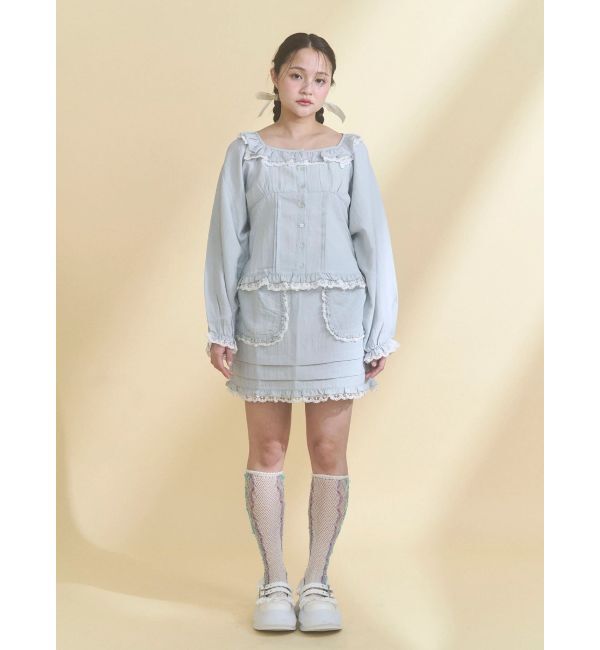 merry jenny「sugar square blouse」|シャツ・ブラウス|