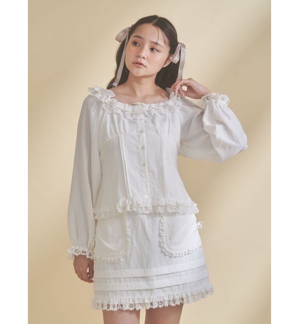 merry jenny「sugar square blouse」|シャツ・ブラウス|