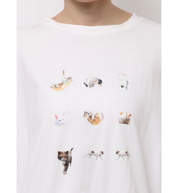 merry jenny「ひるやすみのらねこtee」|Tシャツ・カットソー|