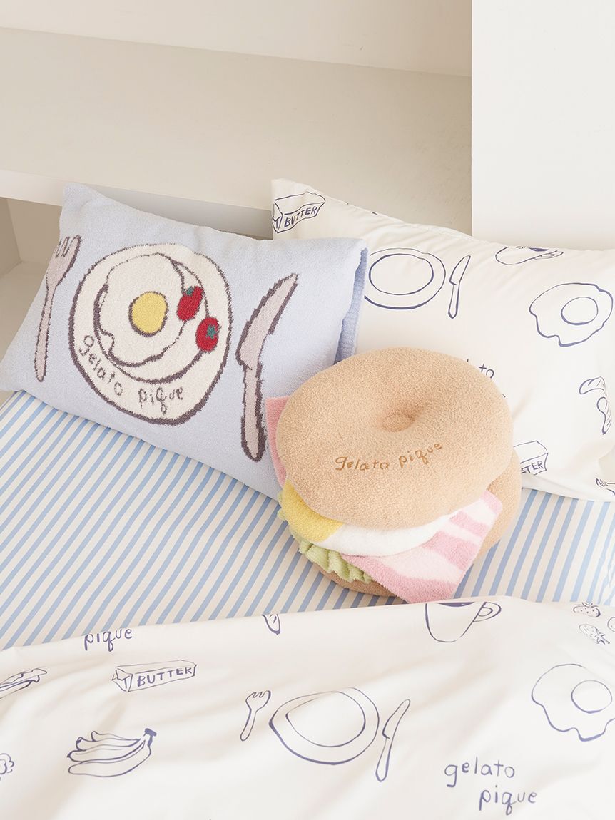 gelato pique Sleep「【Sleep】モーニングモチーフ お昼寝クッション」|クッション・クッションカバー|