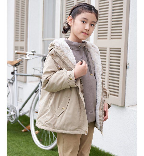 ikka kids「【親子コーデ】総裏ファーマンパジャケット（110~160cm）」|その他|