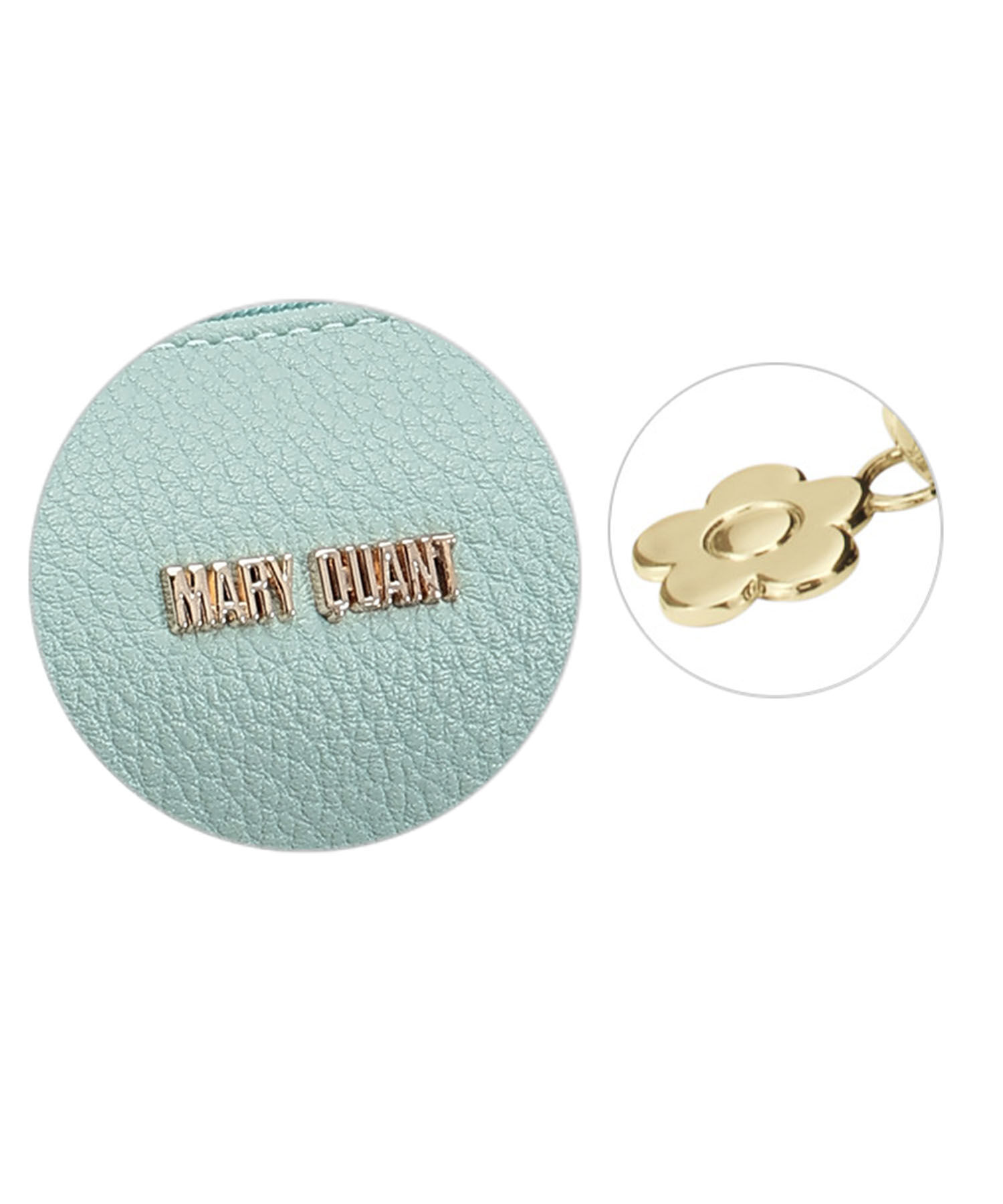 MARY QUANT「シュリンクデイジーパッチ スクエアペンケース」|ポーチ|