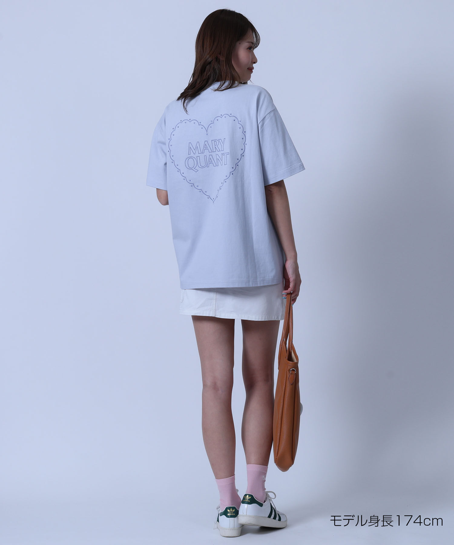 MARY QUANT「バックハート Tシャツ」|Tシャツ・カットソー|
