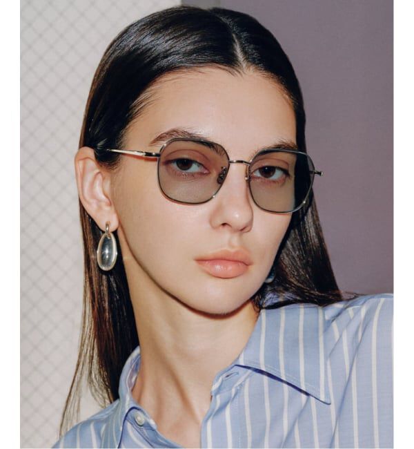  「Zoff｜ADAM ET ROPE' ウェリントン型 サングラス | メタル カラーレンズ おしゃれ 紫外線対策 UVカット」|サングラス|シルバー