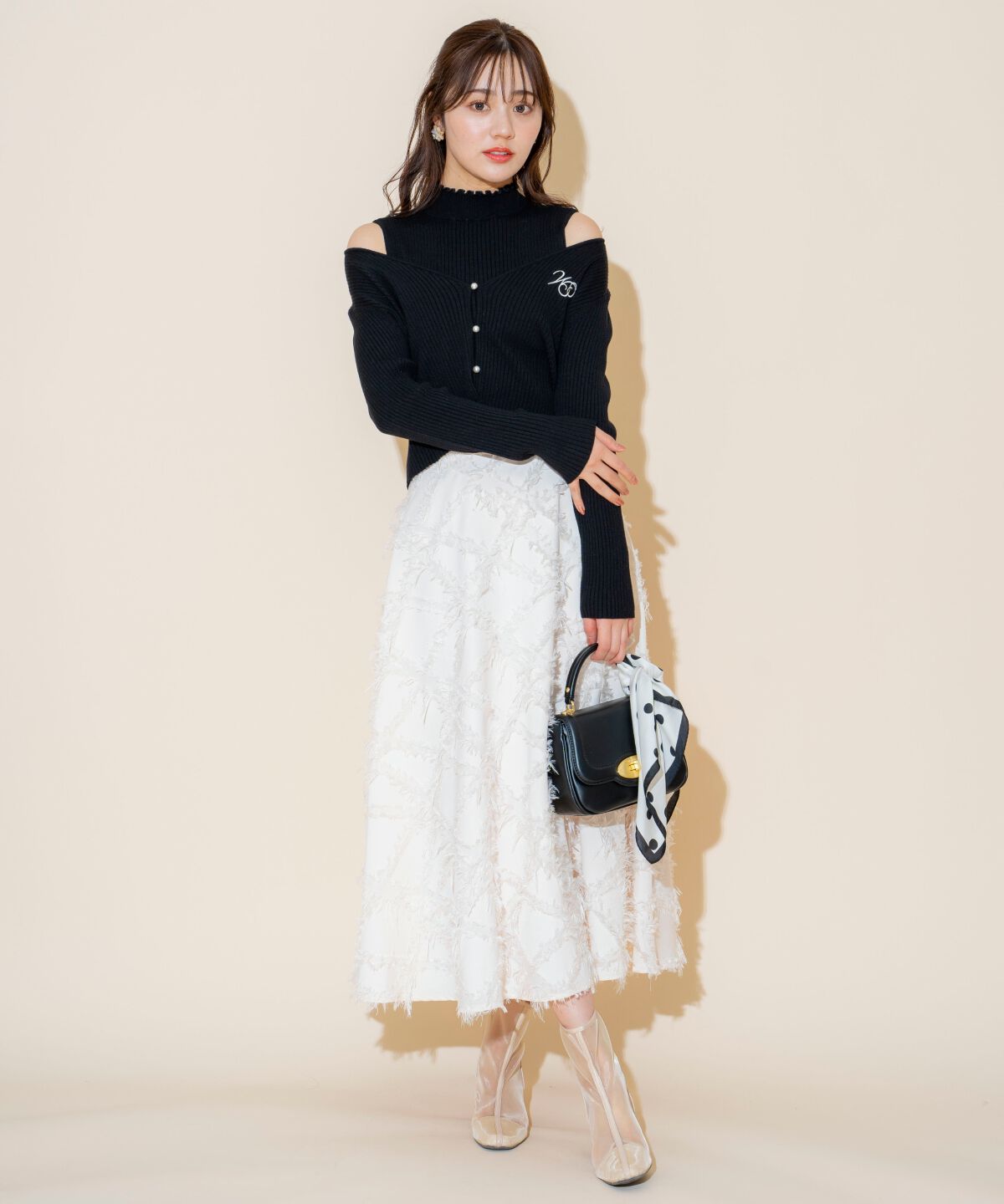 WILLSELECTION「ロゴ刺繍アンサンブル」|ニット・セーター|
