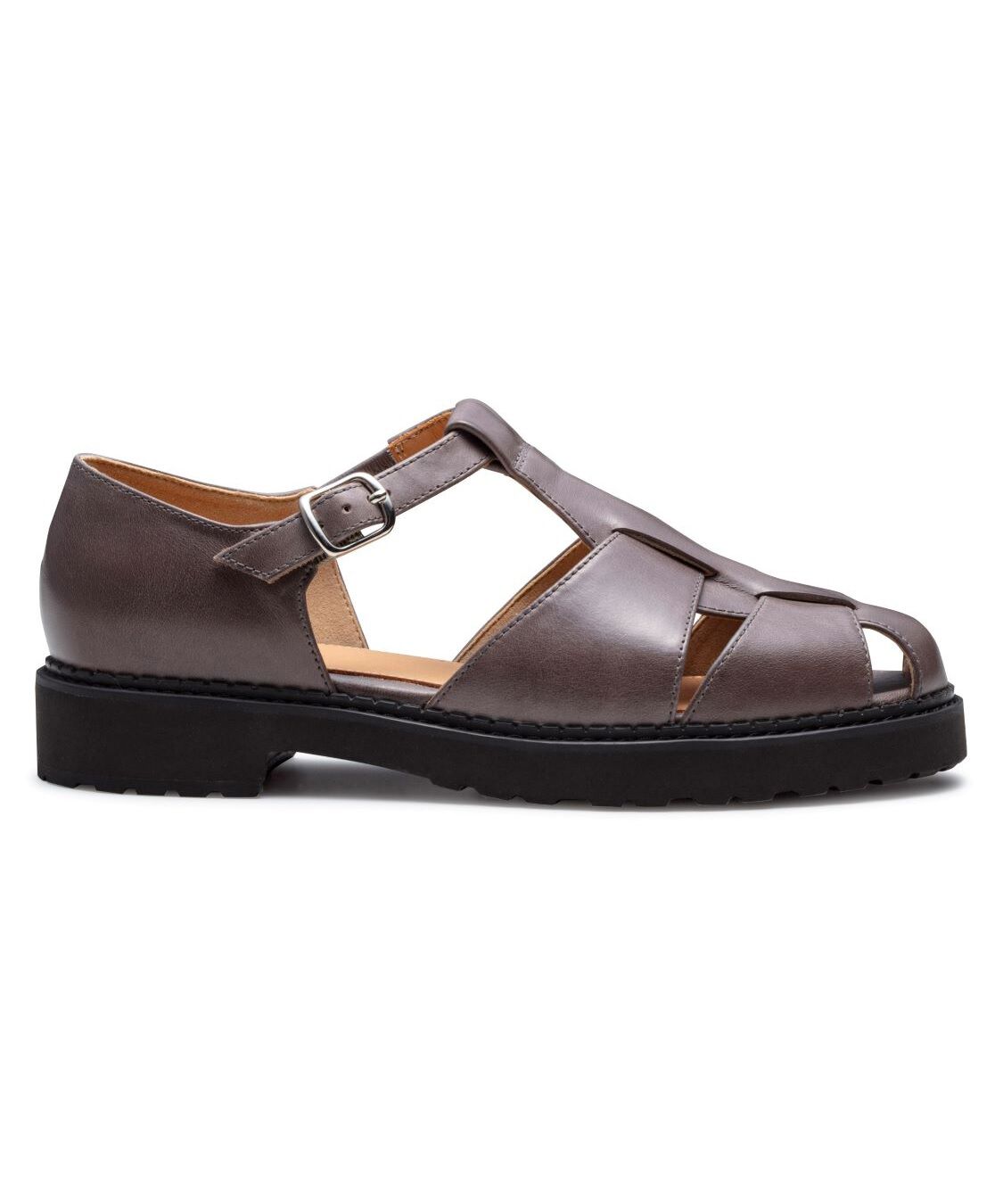 REGAL SHOES「REGAL 【新色追加】グルカサンダル【ヒール30mm】　商品コード：F43RAH」|サンダル|グレー