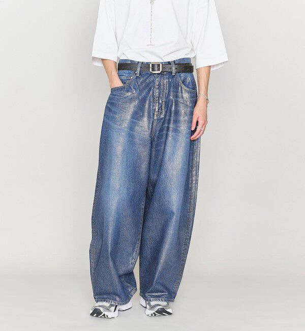 ASTRAET「＜ASTRAET＞コーティング BIG バルーンデニムパンツ UNISEX 」|デニム|