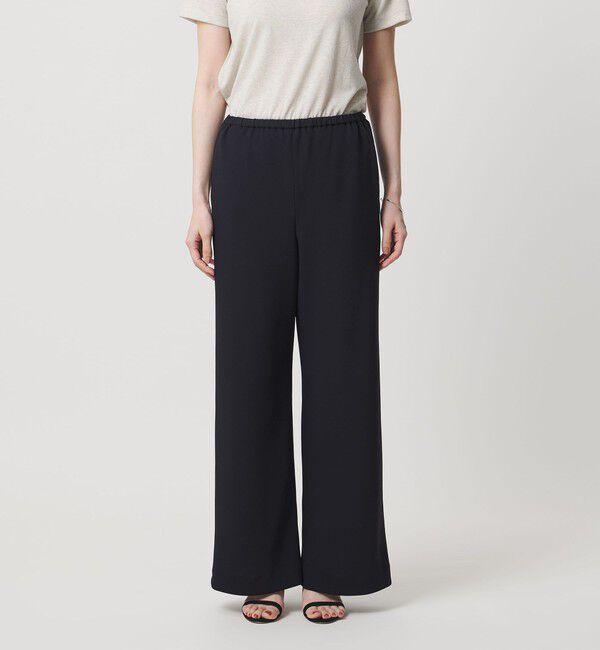UNITED ARROWS「Drapy バイアス イージー パンツ ‐ウォッシャブル‐」|スラックス|