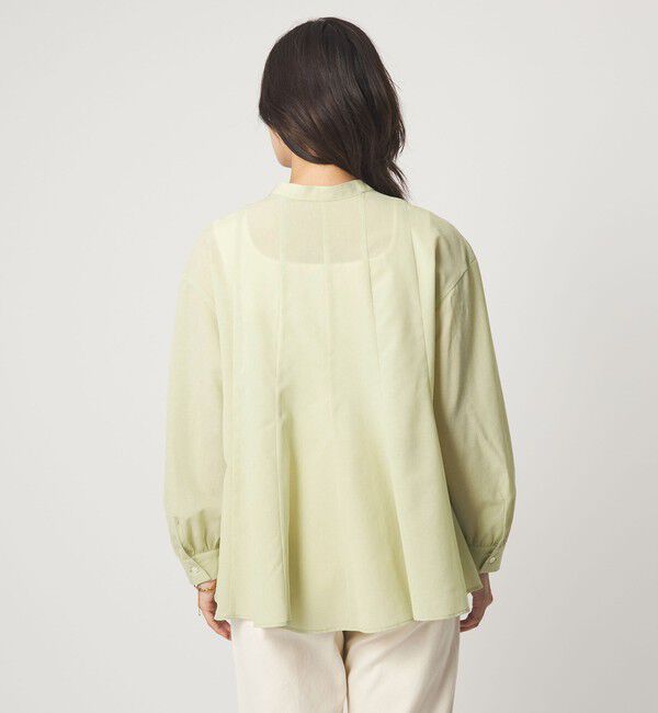 UNITED ARROWS green label relaxing「［size SHORTあり］ミルフィーユ フレア ブラウス」|シャツ・ブラウス|