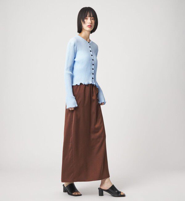 EMMEL REFINES「＜EMMEL REFINES＞EM ワッシャーVTG イージーサテンスカート」|スカート|