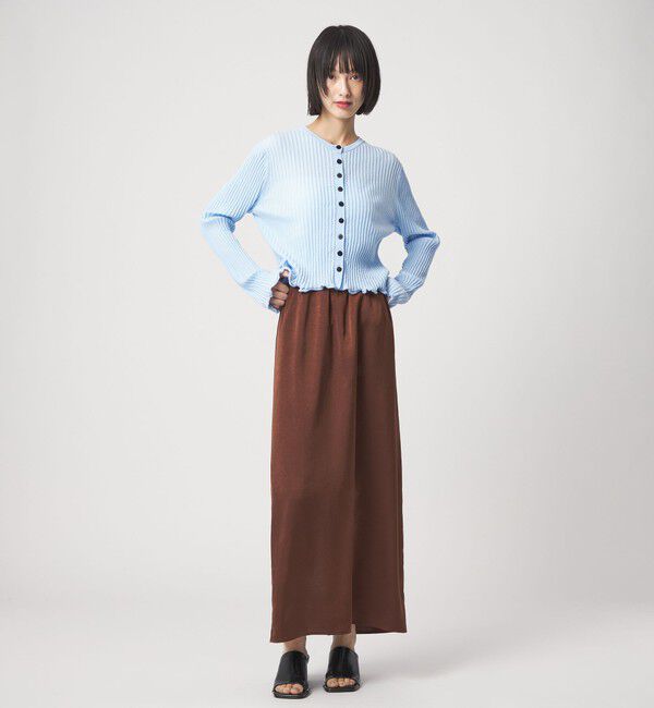 EMMEL REFINES「＜EMMEL REFINES＞EM ワッシャーVTG イージーサテンスカート」|スカート|