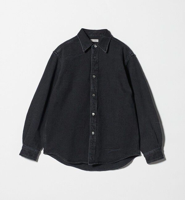 BEAUTY&YOUTH UNITED ARROWS「ジャガード デニム レギュラー シャツ FORM型 ver2」|シャツ・ブラウス|