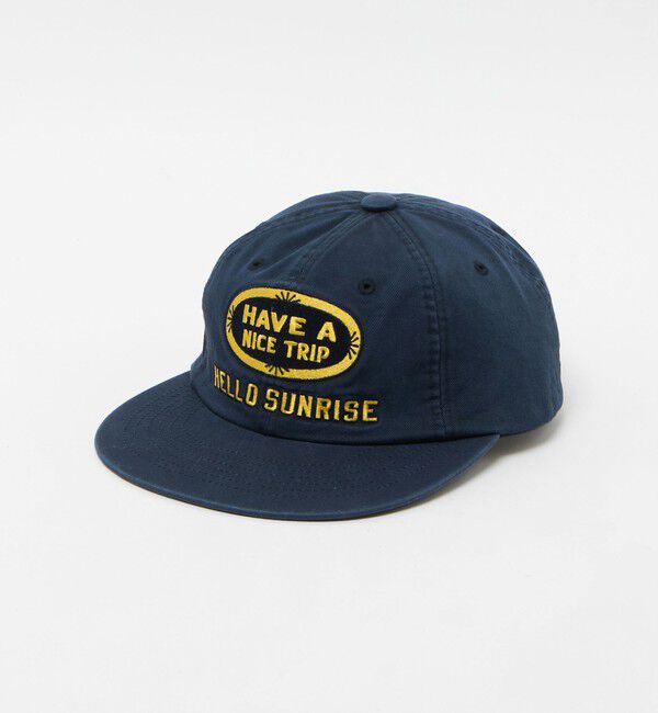 BEAUTY&YOUTH UNITED ARROWS「＜HELLO SUNRISE＞HAVE A NICE TRIP オーバル ロゴ キャップ」|キャップ・キャスケット|