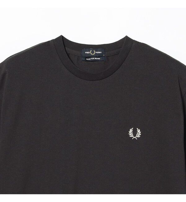 BEAMS「BEAMS｜【別注】FRED PERRY /  ロゴ Tシャツ」|Tシャツ・カットソー|