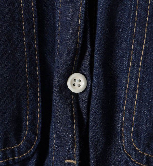 SHIPS any「《一部追加予約》SHIPS any: シャーリング デニム ポケット ワンピース ［SHIPS any DENIM］」|ワンピース|