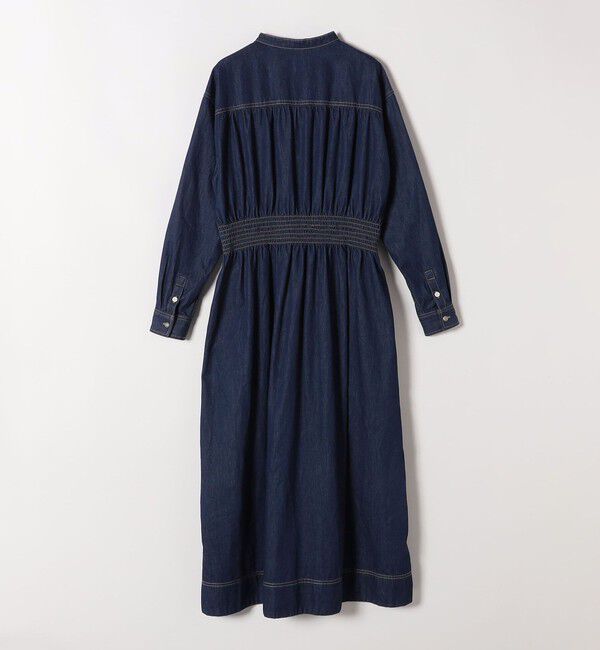 SHIPS any「《一部追加予約》SHIPS any: シャーリング デニム ポケット ワンピース ［SHIPS any DENIM］」|ワンピース|