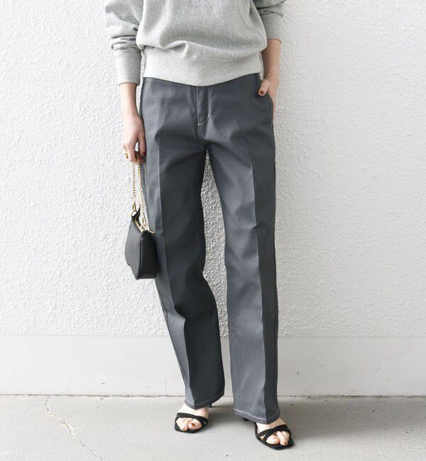 SHIPS any「【SHIPS any別注】Dickies:〈洗濯機可能〉ツイル チノ パンツ」|チノ|