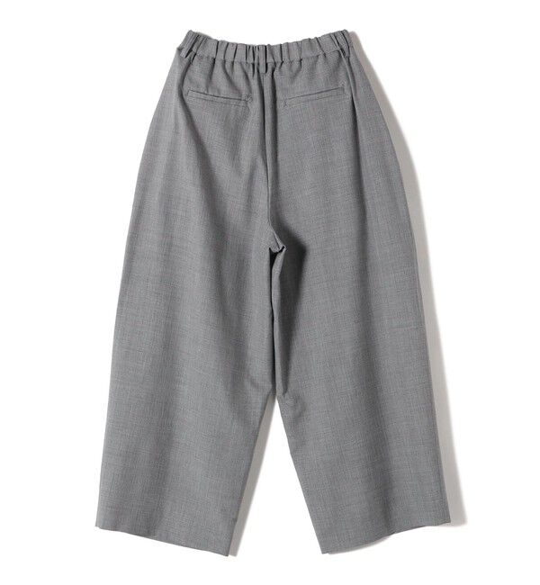 SHIPS for women「SHIPS Primary Navy Label:タック ワイド コクーン パンツ」|スラックス|