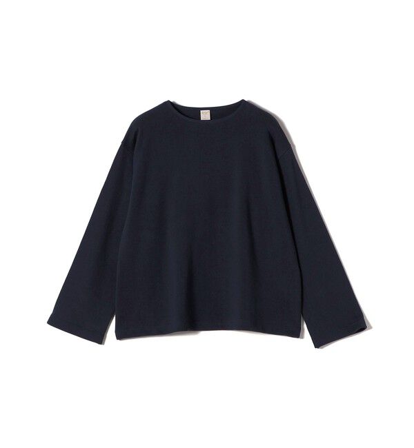 SHIPS for women「gicipi:クルーネック リラックス フィット ミラノ リブ カットソー（SPINACIO）」|Tシャツ・カットソー|ネイビー