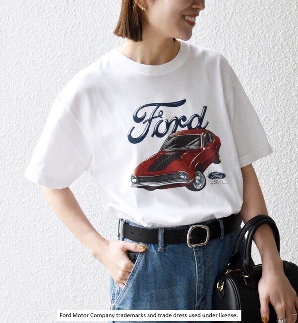 SHIPS any「GOOD ROCK SPEED:〈洗濯機可能〉Ford CAR ロゴ プリント TEE」|Tシャツ・カットソー|