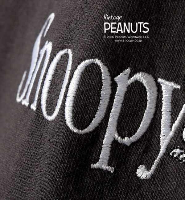 SHIPS any「FRUIT OF THE LOOM:〈洗濯機可能〉PEANUTS 刺繍 TEE」|Tシャツ・カットソー|