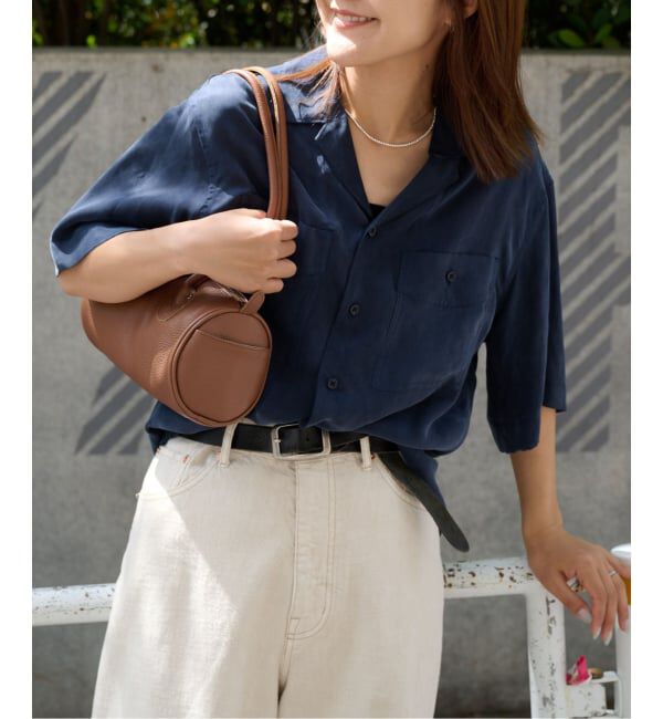 OUTDOOR PRODUCTS Usual Things「≪予約≫追加 キュプラオープンカラーハーフスリーブポケットシャツ セットアップ対応」|シャツ・ブラウス|