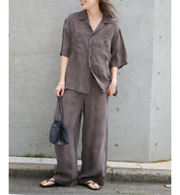 OUTDOOR PRODUCTS Usual Things「≪予約≫追加 キュプラステッチワークドロストパンツ」|スラックス|