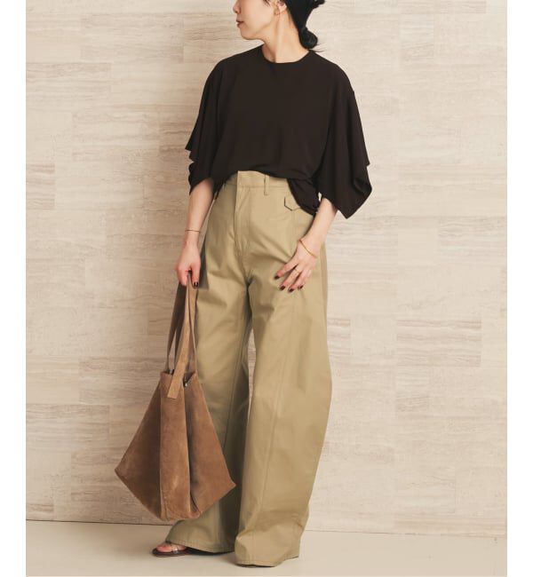 Plage「NEPLA. / ネプラ SIDE W BELT CURVED チノパンツ」|チノ|
