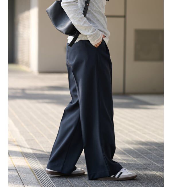JOURNAL STANDARD relume「《WEB限定追加》マットウースフレアタックパンツ」|スラックス|