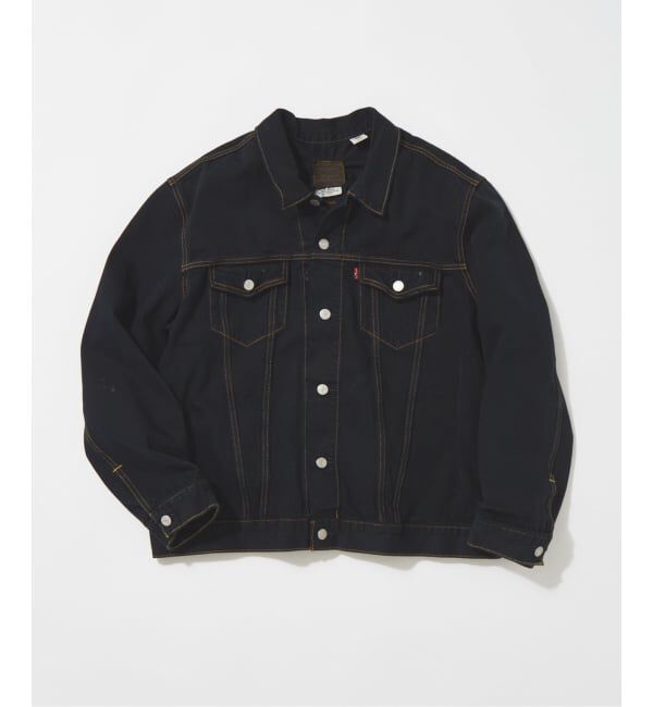 JOURNAL STANDARD「LEVI&rsquo;S(R) / リーバイス(R) タイプ3 トラッカージャケット 後染めカスタム」|デニムジャケット|ブラック
