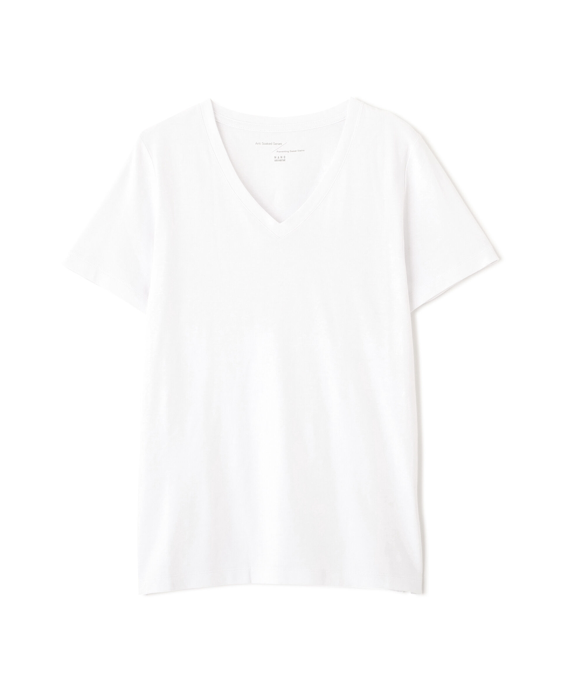 nano･universe「Anti Soaked(R) 汗染み防止VネックTシャツ」|Tシャツ・カットソー|