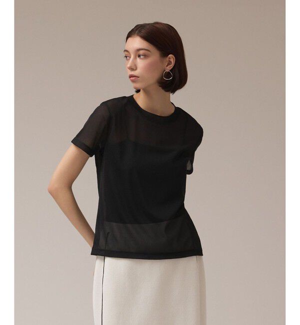 Diagram「シアーカットトップ」|Tシャツ・カットソー|ブラック