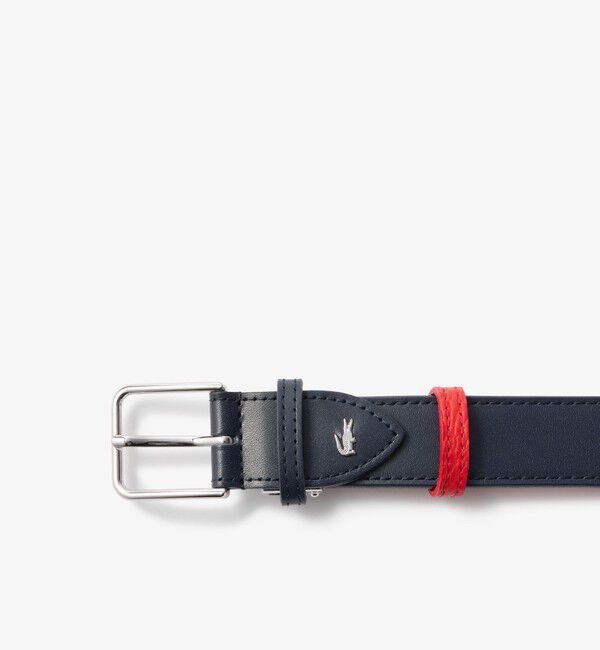 LACOSTE「バイカラーリバーシブルレザーベルト」|ベルト|